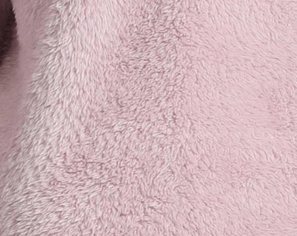 Dames Efterår og Vinter Stor Lapel Koralsamt Pyjamas Tykkere Varme Pyjamas Sæt - Pink M