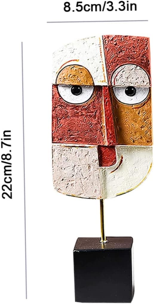 Dewenwils Abstrakte Ansigtsstatuer Hovedskulptur V
