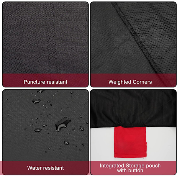 Mini Strandmåtte, 2 Stykker Anti Sand Strandtæppe, Foldbar Anti S
