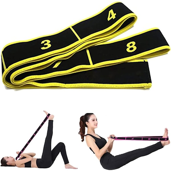 2 kpl Jooga Joustava Nauha, Fitness Venytysvyö, Latin Exer,ZQKLA