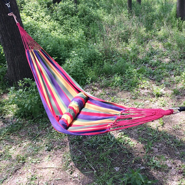Flera Bomullshängmattor För Utomhus 280 X 800 Cm Med Bärrem, ZQKLA
