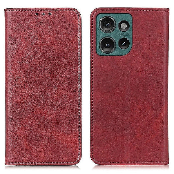 Til Motorola Edge 50 Neo 5G Etui Split Læder Flip Wallet Telefon Cover Style E