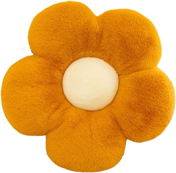 Plush kudde i blomform, blomkudde, golvkudde, ZQKLA