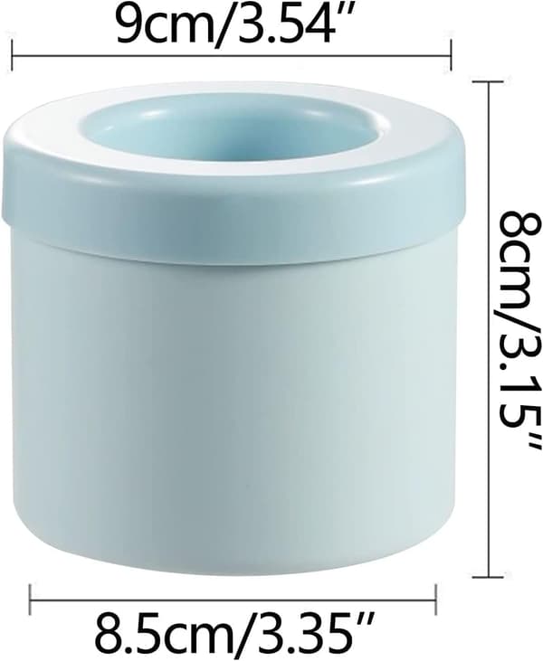 Cylinder Silikon Isbitstråg, Ny 3D Isbittillverkare, Avkoppling