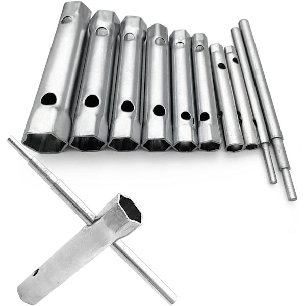 10 kpl Sytytystulpan Avaimia 6-22 mm, Putki Avaimet, Putki, ZQKLA