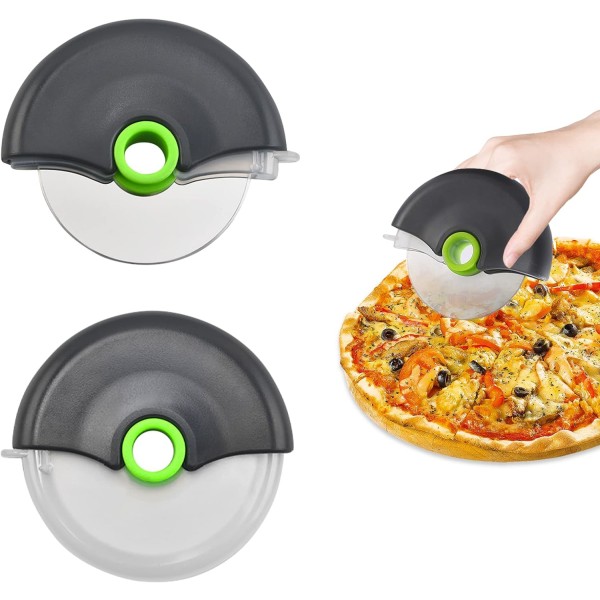 Pizza cutter, pizza cutter with stainless steel blade, pizza,ZQKLA