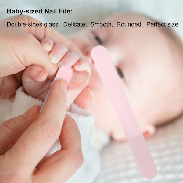 Baby Neglesett, 4-i-1 Baby Neglepleie Sett med Søt Etui, Bab,ZQKLA