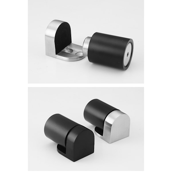 304 rustfrit stål magnetisk dørstopper gulv dørstopper, ZQKLA