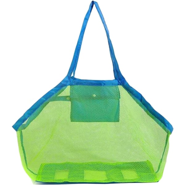 Strandtaske-genanvendeligt mesh, let foldbart stof, holdbart høj