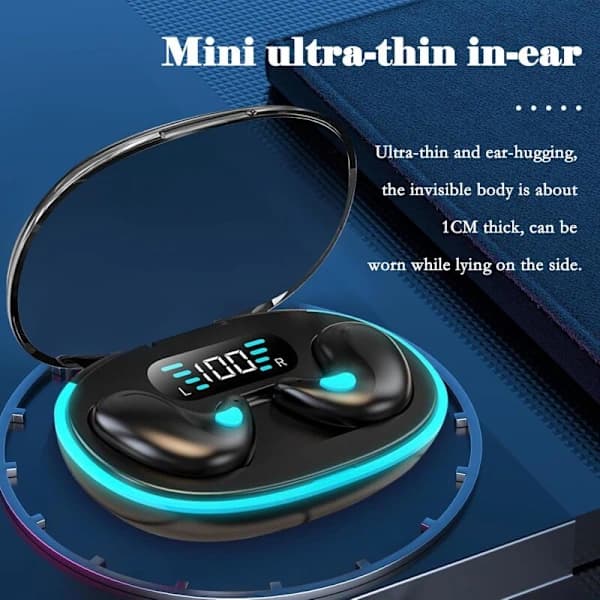 Sleep Dedicated X55 Bluetooth Hovedtelefoner Digitalt Display Mini Støjreduktion, su