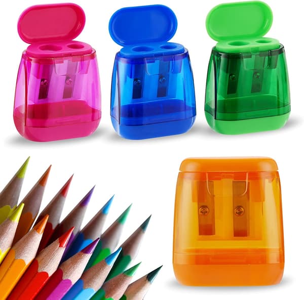 4-pack Pennvässare, Röd Blå Orange Grön, Dubbla Hål Com, ZQKLA