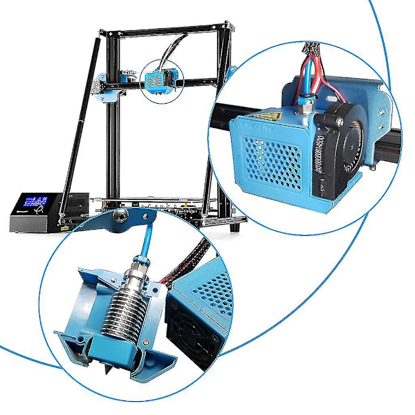 Cr-10v2/cr-10 V3 Hotend-suutinpaketti Extrudoitu sarja Creality 3d Cr10-v2-tulostimelle