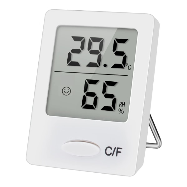 (Hvit) Mini Digital Hygrometer, Høy Nøyaktighet Digital Rom T,ZQKLA