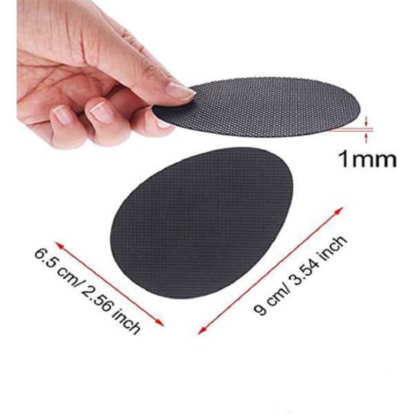 5 par Anti-Slip Shoe Grip-dekal, självhäftande, halkfri, ZQKLA