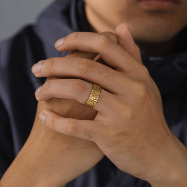 Keltiske Triskelion Ringer Keltisk Trinity Knute Triskelion Ring, ZQKLA