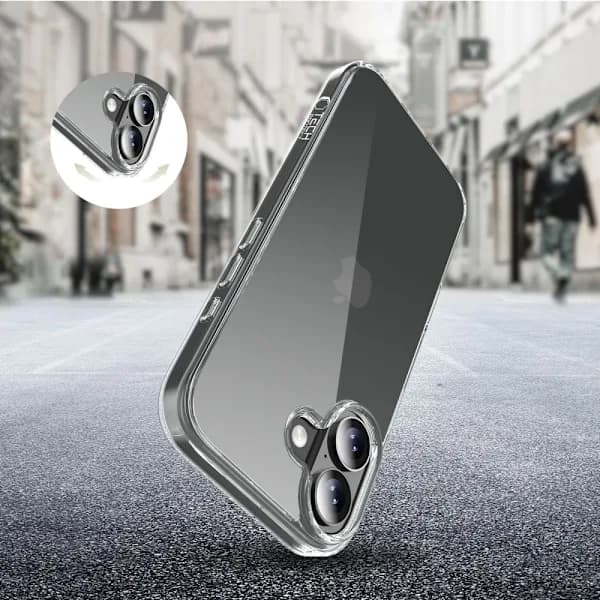 Tech-Protect iPhone 17 Cover FlexAir Hybrid Transparent,su