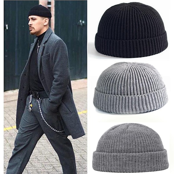 3 Pak Dame Herre Voksen Strikket Hue Beanie Briller Comforta,ZQKLA