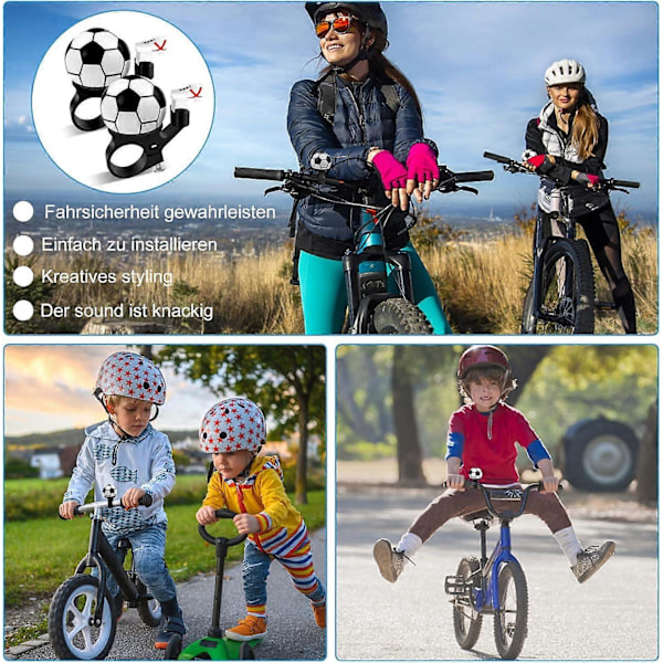 2 st Cykelklocka Fotboll Cykelklocka Barncykelklocka Cykelklocka Cykelklocka, Klockan Ljudet Är Klart Och Högt