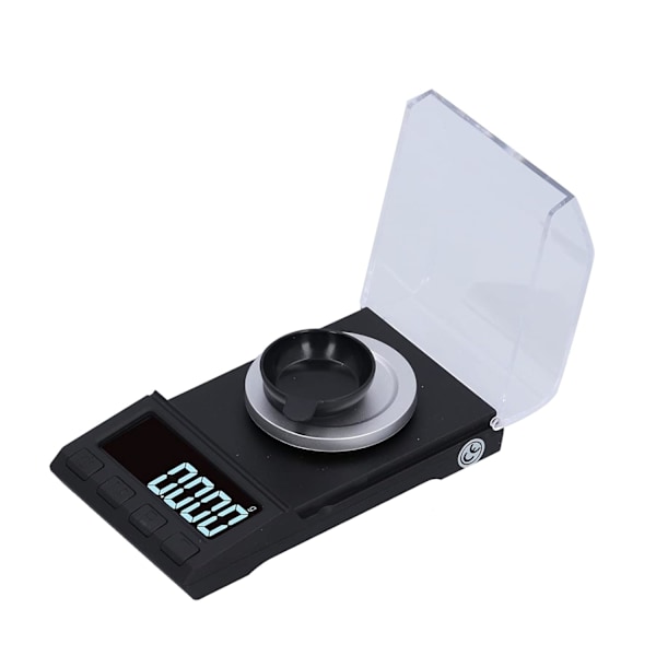 Liten smyckesvåg 100g/0.001g, USB-laddningsbar bärbar hög P
