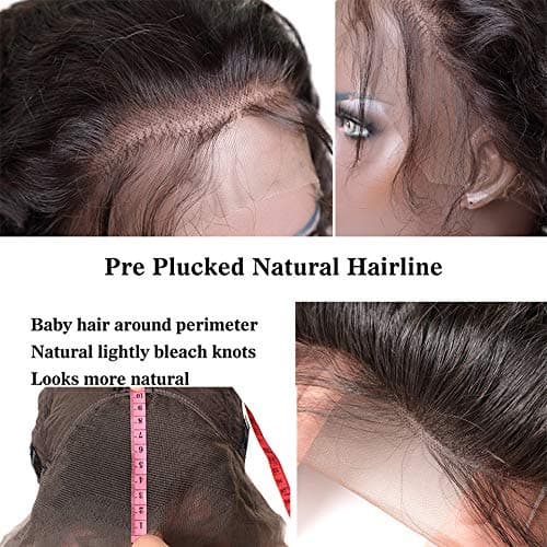 Lace Front Parykker af Ægte Hår til Sorte Kvinder, Lace Frontal Paryk, ZQKLA