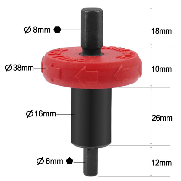 Elektrisk Motoradapter, Startdrillbit for Gressklippermotor
