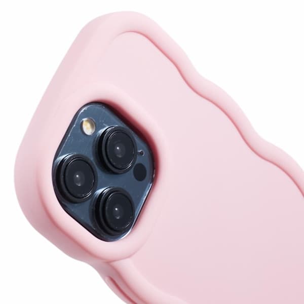 iPhone 13 Pro Puhelinkuori Wavy Vaaleanpunainen, su