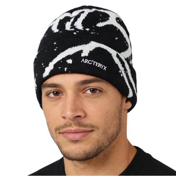 Arc'teryx Grotto Jacquard Stickad Mössa ullmössa Black