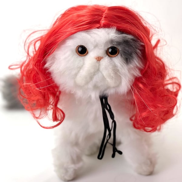 Hauska Koiran Cosplay-Peruukki, Päällysvaate Leikkikalu, Lemmikin Asut, Ca,ZQKLA
