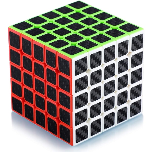 Magic Speed ​​​​Cube5x5x5 Speed ​​​​Cube Magic Cube Carbon Fiber, ZQKLA