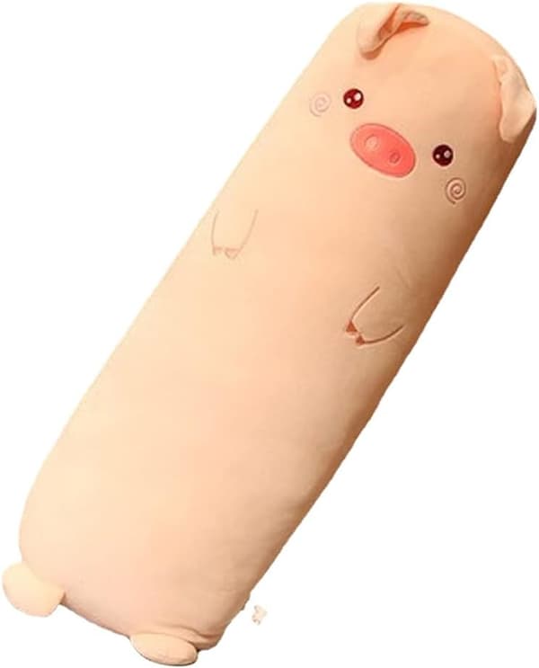 Lång Plush Söta Kroppspuddar Kudde för Gosande Sovstora Kuddar