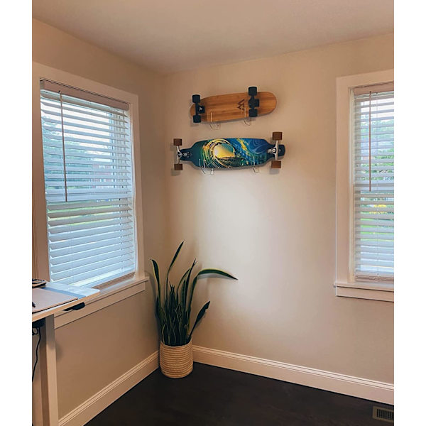 1 Par Skateboard Væghængere, ZQKLA