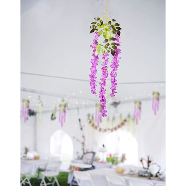 12 kpl 3,75 jalkaa/kpl Teko-Wisteria-köynnös Ratta, ZQKLA