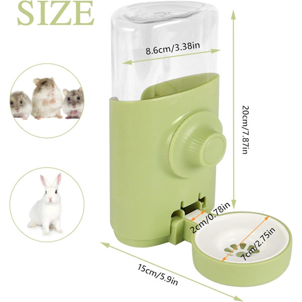 Automatisk Vattendispenser för Husdjur (Blå), Vattendispenser för Kaniner, ZQKLA