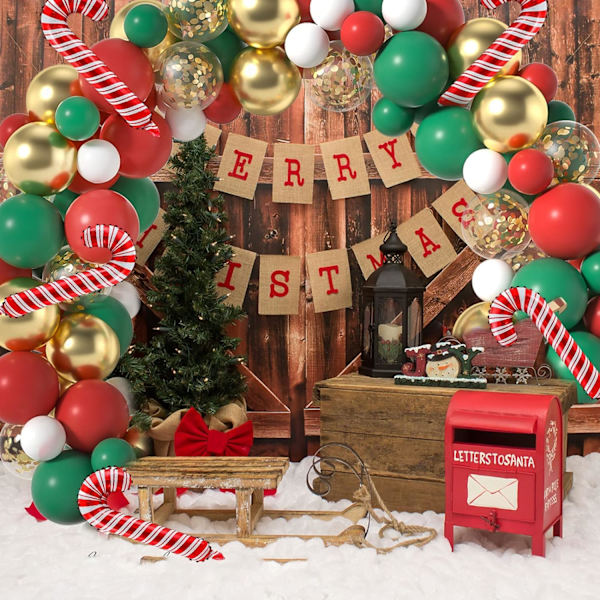 Juleballonbue Garland Kit 120 stk Juleballon, ZQKLA
