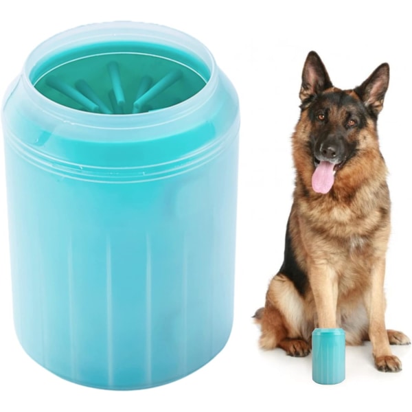 Tassrengöringsborste - Tvätta hundtassar, bärbart glas för Pe,ZQKLA