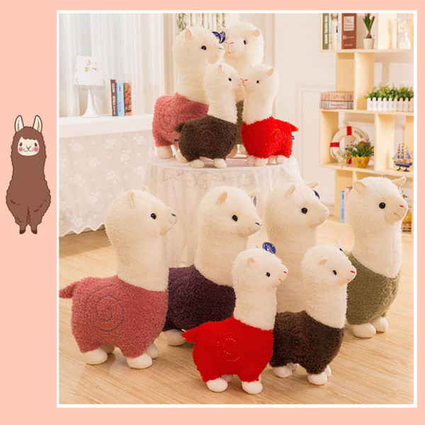 Plush 11 tuuman pehmeä täytetty eläinlelu (Alpakka) Violetti, ZQKLA