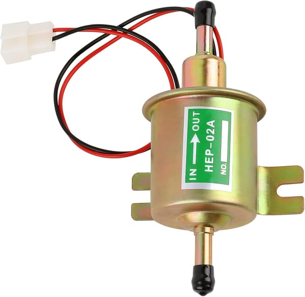 12V Universal Elektrisk Bränslepump, Lågtryck 2.5-4 PSI Inline F