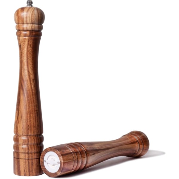 Peber- og saltkværn. Robust og justerbar kværn 27 cm høj