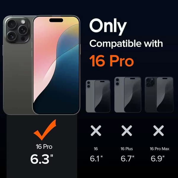 iPhone 16 Pro Mat Sort Magsafe Cover
