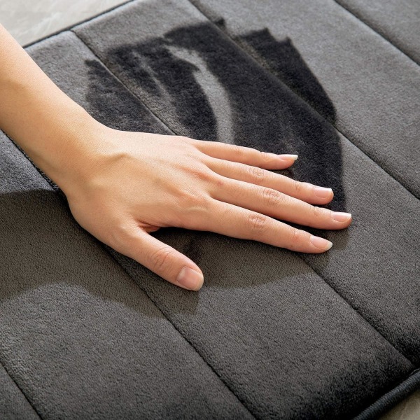 Entrématta Badmatta i Minnesskum Hydrofilt Pebble Design Su