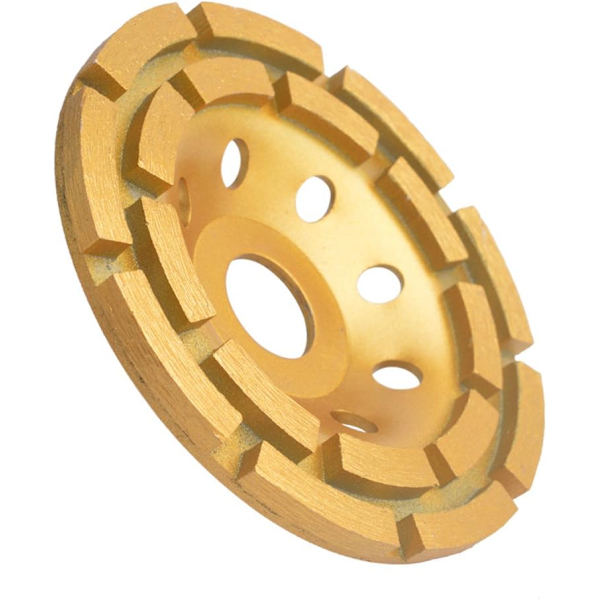 115 mm x 22,2 mm 4,5 tuuman timanttihiomakiekko kaksinkertaisella rivillä, ZQKLA