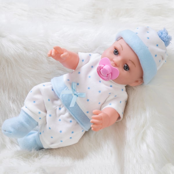 Naturtro Reborn Baby Dolls Boy 12 Tommers vektet nyfødt baby, ZQKLA