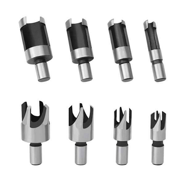 Snickare Träbearbetning Kolstål Tenon Borrbitssats 8 Stycken, ZQKLA