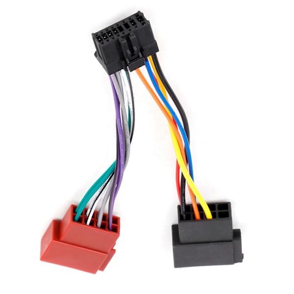 Bil Stereo Ledningsnett 16pin Port til Mini Iso 8pin Plugg Ledningskabel Passer for Pioneer 2003?og nyere