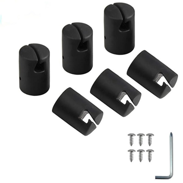 1 set studs för studsmatans inhägnad, slitstarka, hög hållfasthet, slät kant, superstabilitet, studsmatans inhägnadsstolpar, säkerhetslock med skruvar, studsmatta