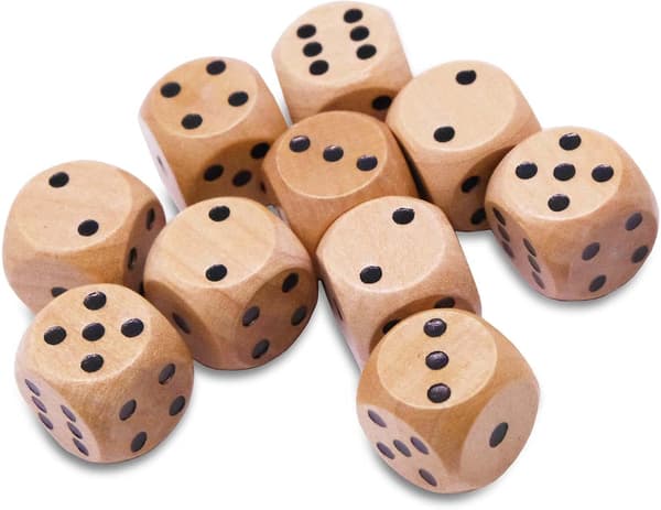 10 Pakke Treterningsett - Standard 16mm 6-sidet - Perfekt for Boa