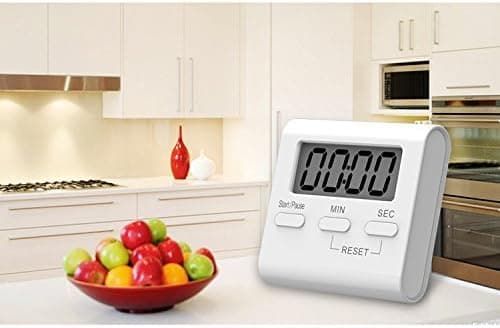 Kjøkken Timer, 2 Pakk Digital Kjøkken Timer Magnetisk Nedtelling T