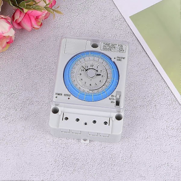 Mekanisk Timer, 12vac/Dc Tidskontrol Switch Køkken Timer Bærbar Præcis Timer Tidskontrol Switch Til Udendørs