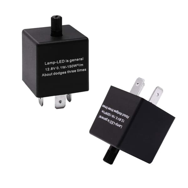 12V 3-pinners justerbart LED blinkrelé, ZQKLA