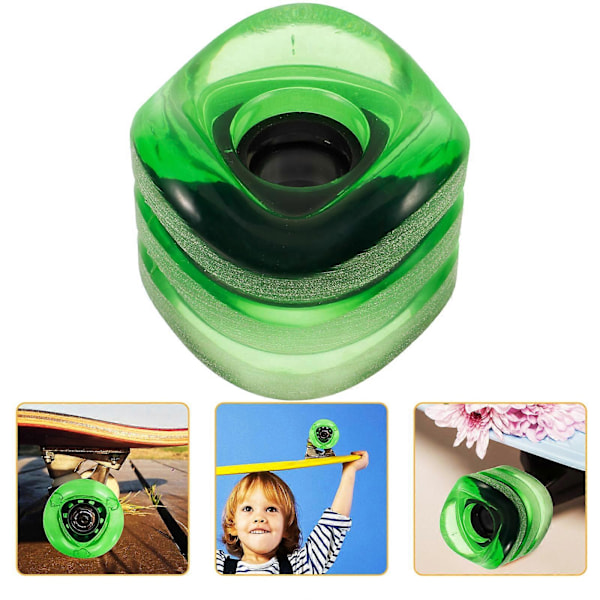 Longboard Formet Hjul Skateboard Hjul Udskiftning Buet Hjul Skateboard Hjul